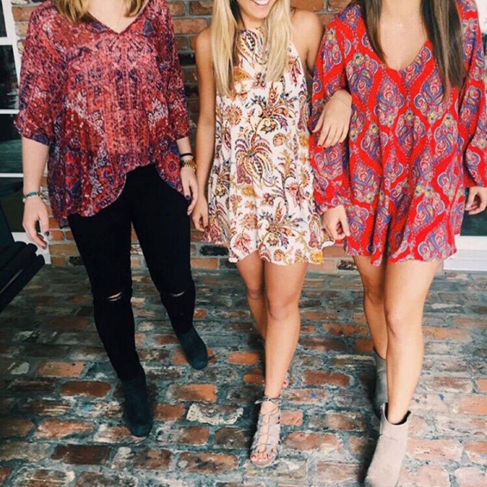 Show me your mumu halter paisley dress